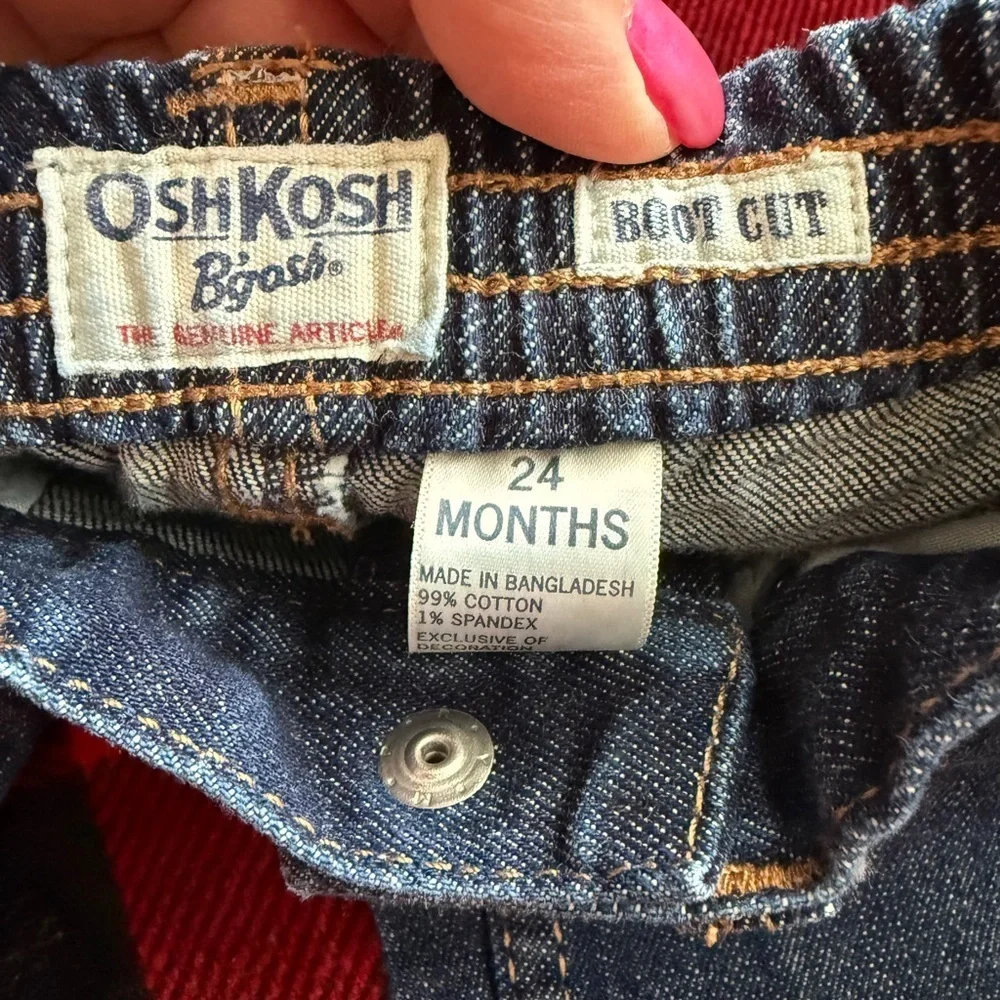 OshKosh B'gosh Girls Sz 24m Bootcut Blue Jeans